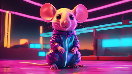 mouse of a dancing person in a nightclub - obrazy, fototapety, plakaty