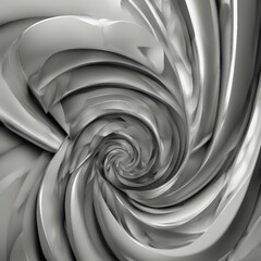 black and white abstract background A close-up of an spiral abstract art deco spiral background with a smooth and shiny surface  