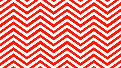 Red and white zigzag wave geometric pattern background