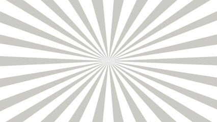 Grey and white sunburst background