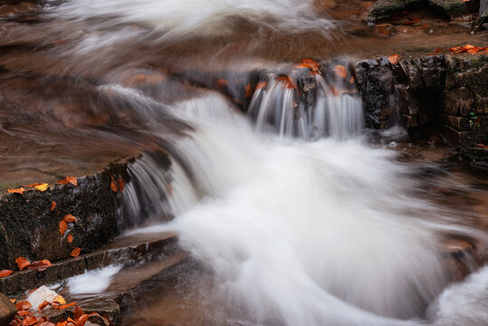 Kaskady Rodła jesienią, Wisła Polska 