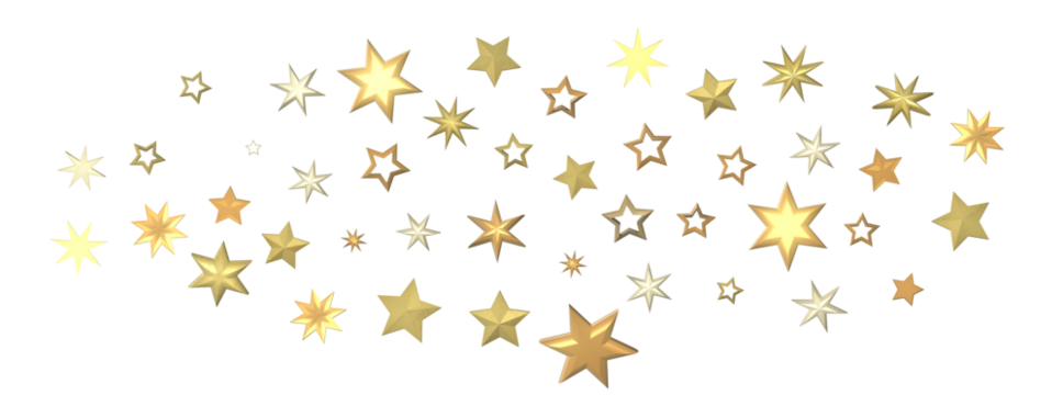 Cosmic Christmas Showers: Dynamic 3D Illustration of Descending Celestial Showers for the Holidays