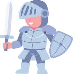 fantasy knight character vector game element
