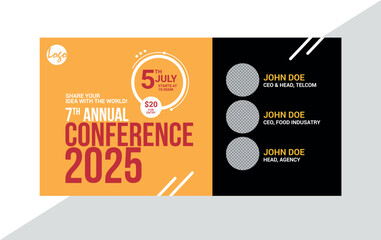 Annual Conference Banner Ad Design