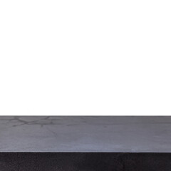 Fototapeta premium Marble table top for kitche product display with white background 