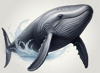 Whale portrait