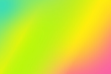 Yellow, lime, green, melon, orange, red, abstract background for design. Color gradient. Colorful, multicolor, mix, bright, fun.