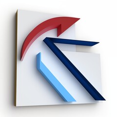 Company Logo Concept: Geometric Progression