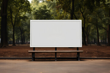 Mock up Corporate branding billboard. isolate background. Generative AI