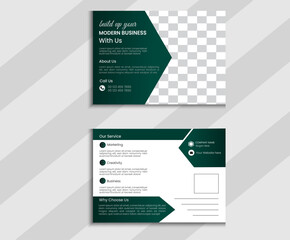 Corporate postcard template