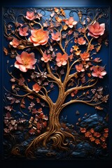 Obraz na płótnie Canvas background with tree