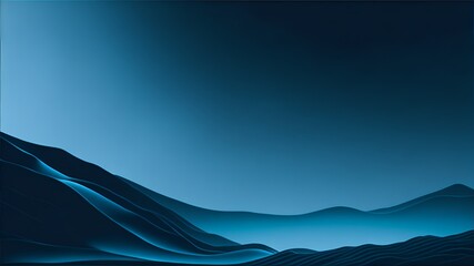 a calming gradient background with shades of blue transitioning from light to dark.