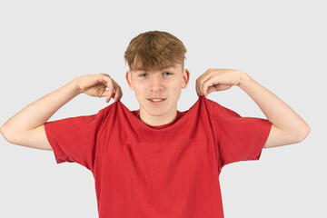 Headshot of a teenage boy