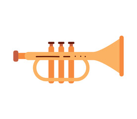 cute trumpet illustration
