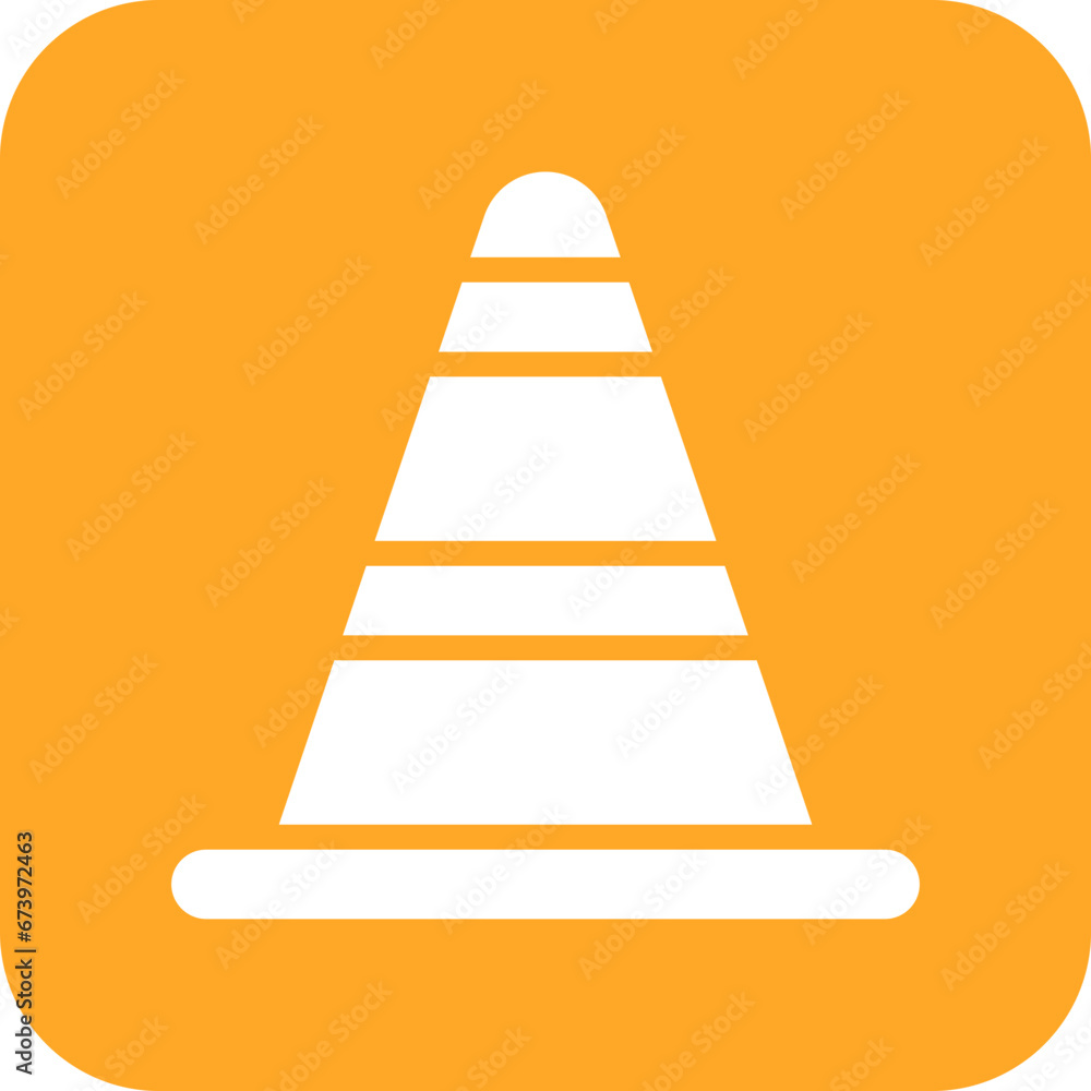 Sticker Cone Icon