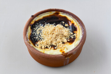 Turkish Dessert Sobiyet  Baklava, mussels baklava and classic baklava with Pistachio . Cevizli, Fistikli Baklava, top view.