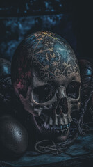 Some fractal easter eggs in a dark gothic mood.