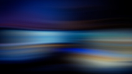 Abstract blurry background, curved lines of blue, brown, gray, light.