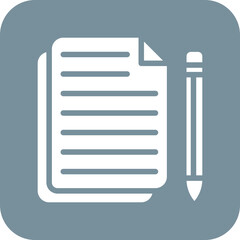 Fototapeta premium Blogging Icon