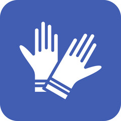 Fototapeta premium Rubber Gloves Icon