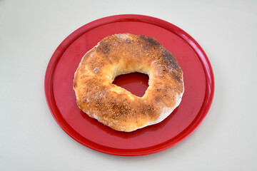 Turkish pastry product , tasty pogaca. Turkish Pastries; pogaca, borek, acma, ay coregi at patisserie showcase.