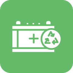 Battery Recycling Icon