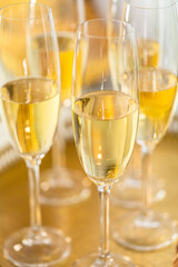 Champagne glasses