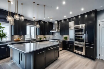 modern kitchen interior