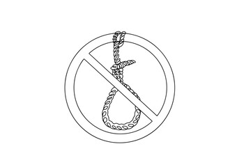 Execution. Forbidden. One line