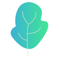 Abstract Autumn Leave Clipart