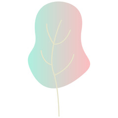 Abstract Autumn Leave Clipart