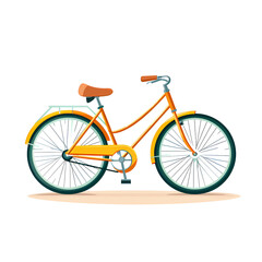 bicycle flat clipart 