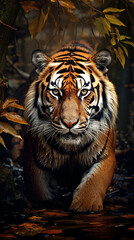 tigre majestoso na natureza 