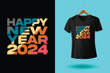 happy new year t-shirt 2024