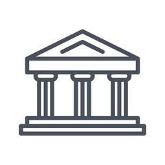 Vector sign of the theatre symbol isolated on a white background. icon color editable.