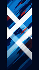 abstract pattern of the Scottish flag, flag of Scotland