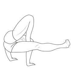 Man yoga meditation pose 3