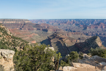 blue skies in grand canyon national park