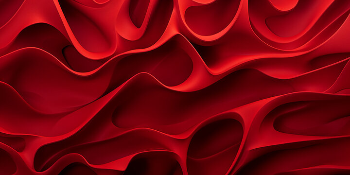 Roter Hintergrund KI