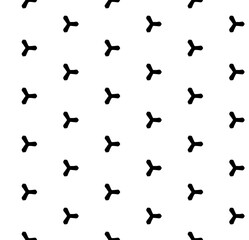 Obraz premium Black and white seamless abstract pattern. Background and backdrop. Grayscale ornamental design. Mosaic ornaments. Vector graphic illustration. EPS10.