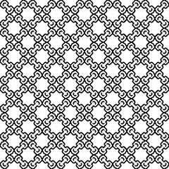 Black seamless abstract pattern. Overlay for background and backdrop. Ornamental design. PNG graphic illustration with transparent background.