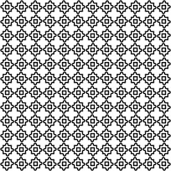 Black seamless abstract pattern. Overlay for background and backdrop. Ornamental design. PNG graphic illustration with transparent background.