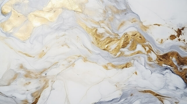 marmore branco com dourado 