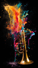 Some instruments of my "Pixeljazz" project in some color splash to visualize their tune and dynamic sound.