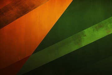 Vivid Fusion: An Abstract Green and Orange Background - A Dynamic Blend of Artistic Vibrance and Modern Aesthetics