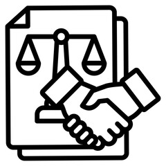 Legal Agreement Icon