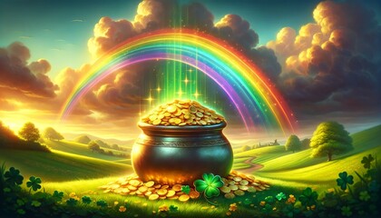 Golden Treasure at Rainbow's End