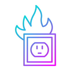 Electricity Fire Icon