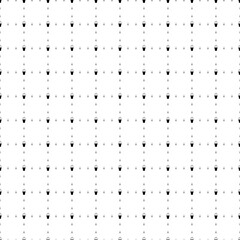 Square seamless background pattern from black ice cream symbols are different sizes and opacity. The pattern is evenly filled. Vector illustration on white background