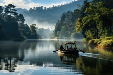 Peaceful nature landscape